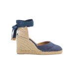 SANDALI "Espadrillas Carina" JEANS 80 mm
