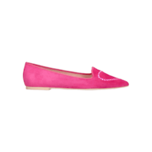 MOCASSINI “Pretty Ballerinas – Ella” IN CAMOSCIO FUCSIA 10 mm