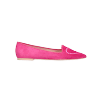MOCASSINI “Pretty Ballerinas – Ella” IN CAMOSCIO FUCSIA 10 mm