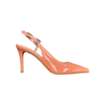 SANDALI "Joni - Slingback" IN VERNICE ROSA 90 mm