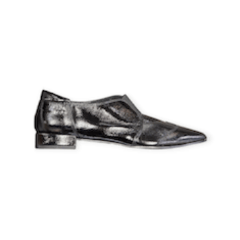 MOCASSINI “Gigi – Daniele Ancarani ” IN VERNICE NERO 10 mm