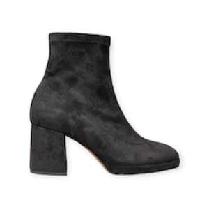 STIVALETTI “Fabio Rusconi” IN CAMOSCIO NERO 80 mm