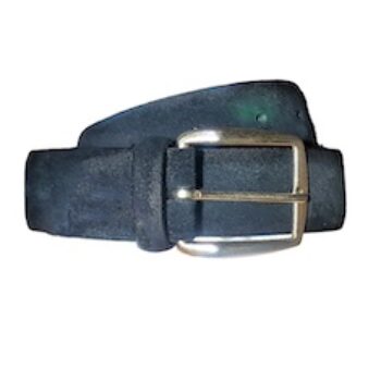 CINTURE “AlbertoLuti” IN SUEDE BLU
