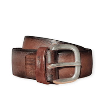 CINTURE “AlbertoLuti” IN PELLE CUOIO