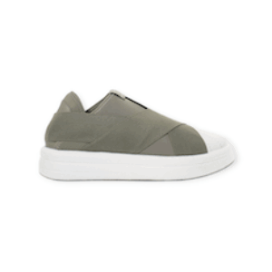 SCARPE ELASTICIZZATE “Edge X Sneakers – Fessura” VERDE/BIANCO FONDO GOMMA