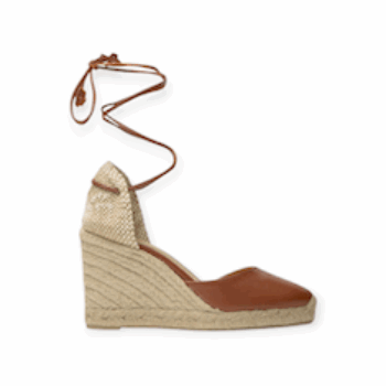 SANDALI “Espadrilla Carina – Castañer” IN VITELLO MARRONE 90 mm