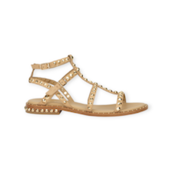 SANDALI “Precious03 – Ash” IN PELLE BEIGE 18 mm