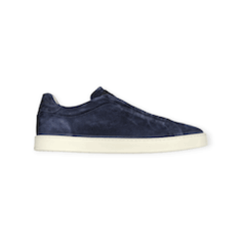 MOCASSINI “Blu Barrett” IN VITELLO BLU FONDO GOMMA