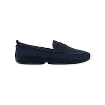 MOCASSINI “Right – Camper” IN CAMOSCIO BLU 10 mm