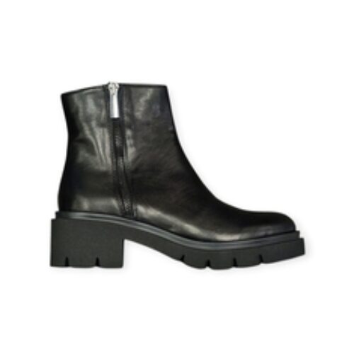 STIVALETTI “Guido Ferri” IN PELLE NERO 40mm