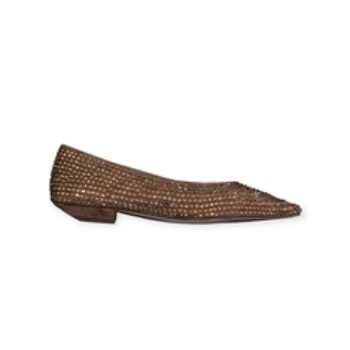 BALLERINE “Monaco – Pedro Anton” IN STRASS MARRONE
