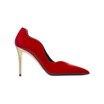 DECOLLETE’ “Onda – Loriblu” IN VERNICE ROSSO 100mm