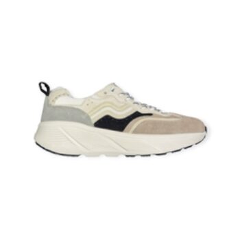SCARPE STRINGATE “Sneakers – Primabase” IN TESSUTO E PELLE GRIGIO 40 mm