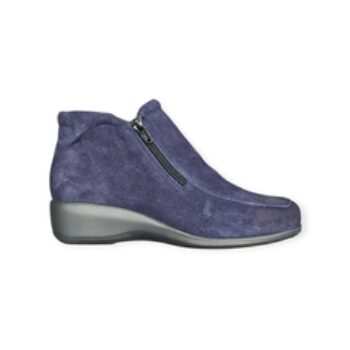 STIVALETTI “Comfort Class” IN CAMOSCIO BLU 40 mm