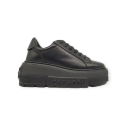 SCARPE STRINGATE “Sneakers Nexus – Casadei” IN PELLE NERO 70 mm