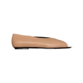 BALLERINE “Beak – Sergio Rossi” IN PELLE ROSA 10 mm