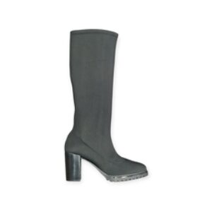STIVALI “Joni” IN TESSUTO ELASTICIZZATO NERO 80 mm