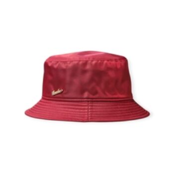 CAPPELLO ”Morgan Rain Bucket – Borsalino” IN TESSUTO ANTIPIOGGIA ROSSO