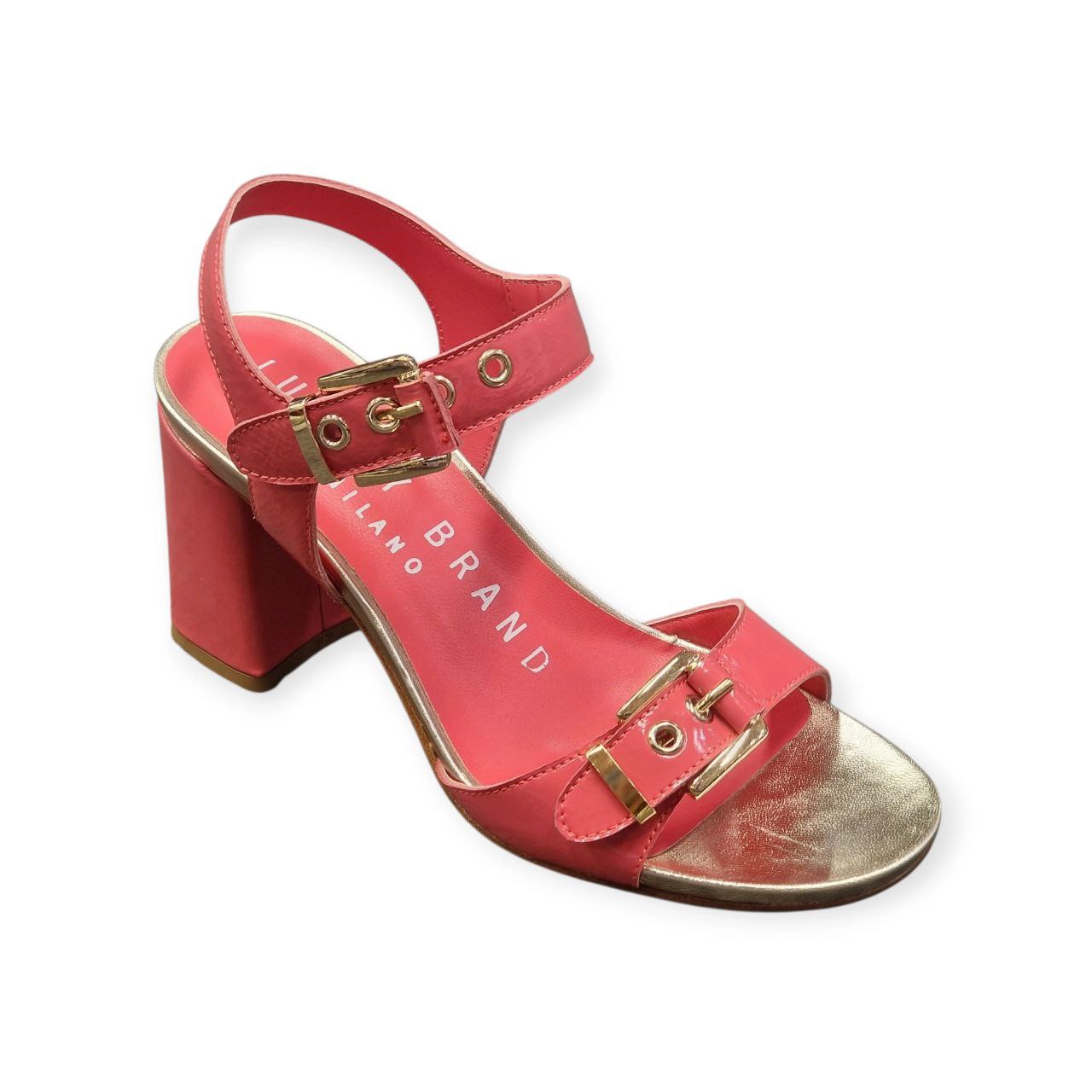Sandali Vernice Corallo – LBM - immagine 3