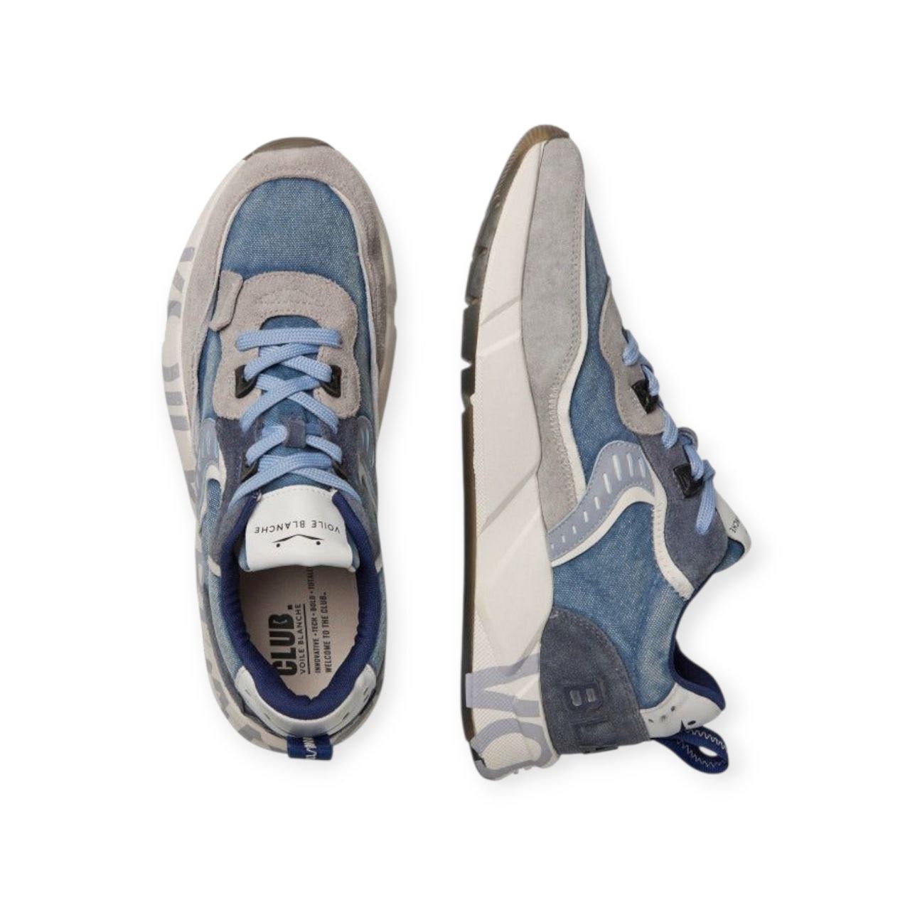 Sneakers Club01 Jeans – VoileBlanche - immagine 7