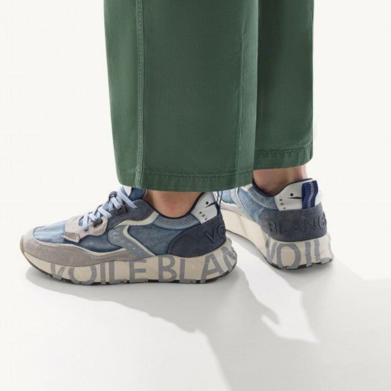 Sneakers Club01 Jeans – VoileBlanche - immagine 3