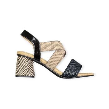 Sandali Sonetto Beige/Nero – Daniele Ancarani