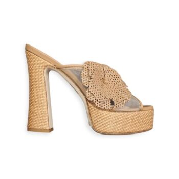 Mules in Rete Beige – Chantal