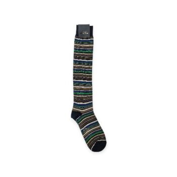 Calza Lunga Fantasia Blu – AltoMilano
