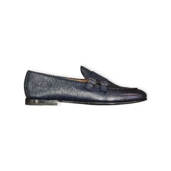 Mocassini Doppia Fibbia Blu – Barrett
