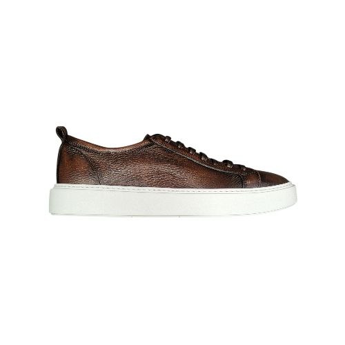 Sneaker in Pelle Marrone – Barrett
