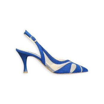 Slingback in Rete Blu – Walter Violet