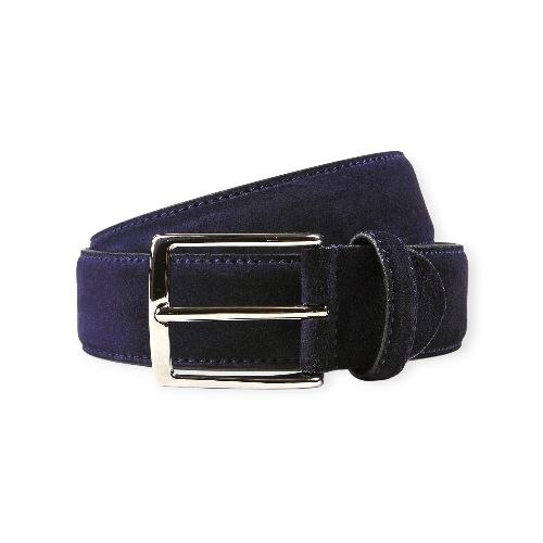 Cintura Accorciabile Camoscio Blu – Barrett