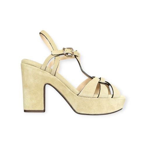 Sandali in Suede Beige – Duccio del Duca