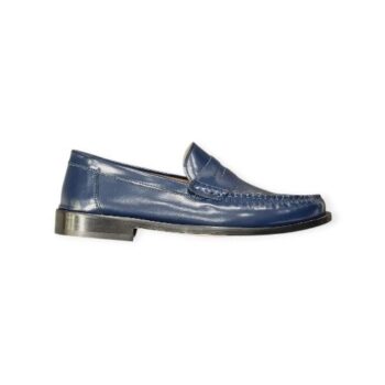 Mocassini in Pelle Blu – Marechiaro