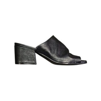 Mules in Pelle Nero – UAU