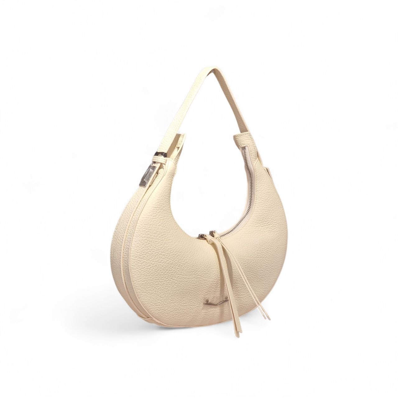 Borsa Ibiza in Pelle Beige - Voile Blanche - immagine 5