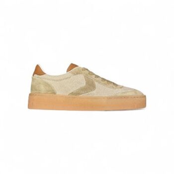 Sneakers Mind02 in Pelle Sabbia – Voile Blanche