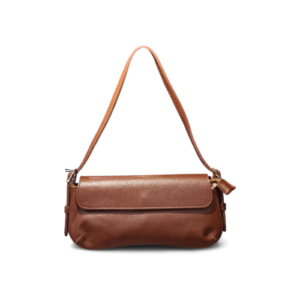 Pochette Forma in Pelle Marrone Bruciato – Almala