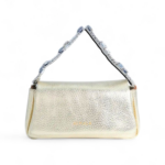 Pochette Mia Wedding in Pelle Laminata Platino - Almala
