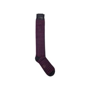 Calza Lunga a Righe Rosa – Alto Milano