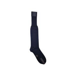 Calza in Cotone Filo di Scozia Blu – Alto Milano