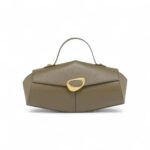Borsa Calipso Large in Pelle Verde Oliva - Arcadia