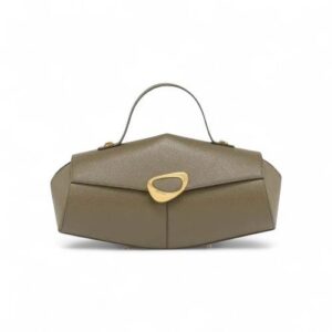 Borsa Calipso Large in Pelle Verde Oliva – Arcadia
