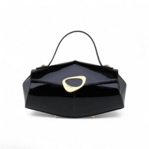 Borsa Calipso Small in Vernice Nero – Arcadia