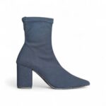 Stivaletti in Tessuto Blu - Barminton