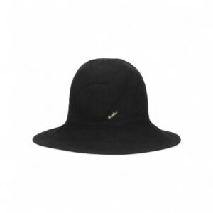 Cloche Angelina in Eco-Cashmere Nero – Borsalino