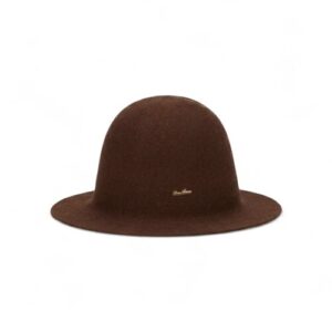 Cloche Angelina in Eco-Cashmere Marrone – Borsalino