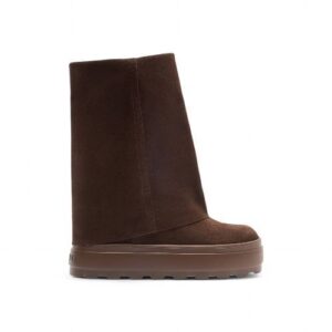 Stivaletti Double Face in Camoscio Marrone Bruciato – Casadei
