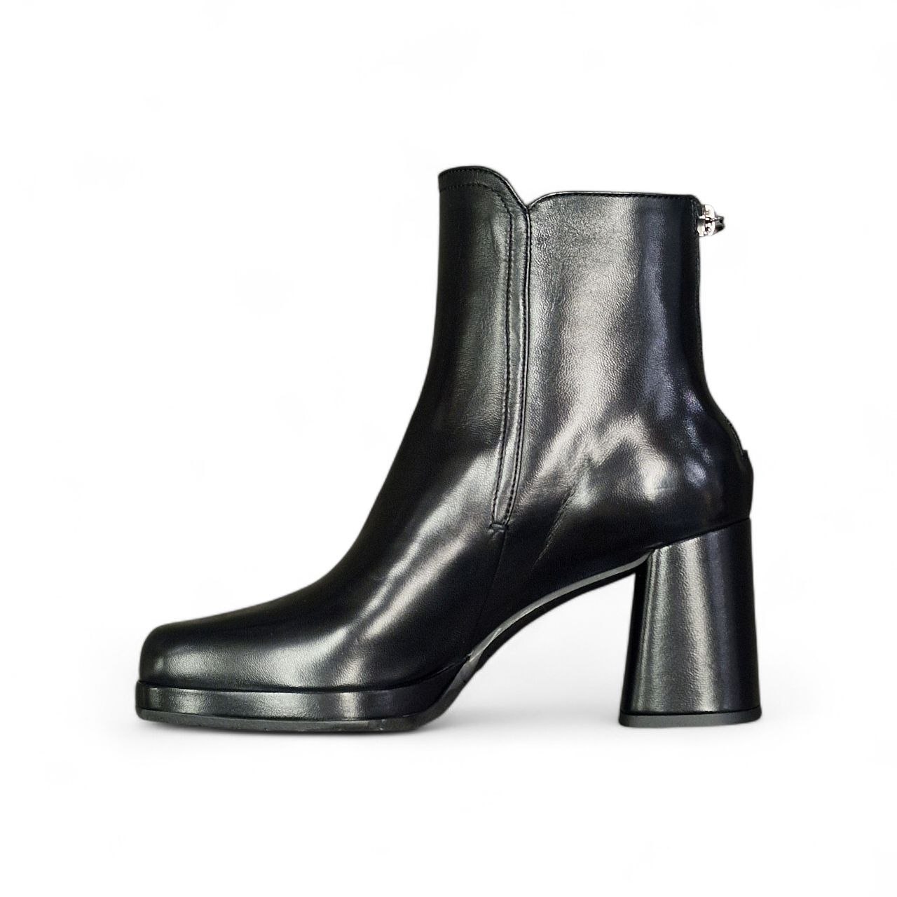 Stivaletti Alma in Pelle Nero - Mara Bini - immagine 4