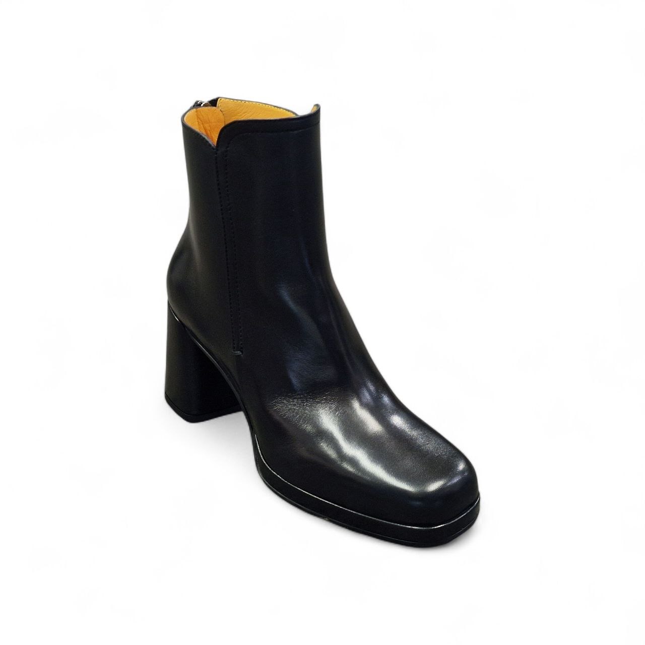 Stivaletti Alma in Pelle Nero - Mara Bini - immagine 3